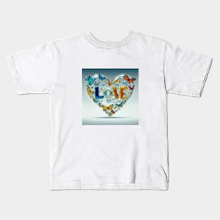 Love and butterflies Kids T-Shirt